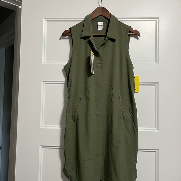 Lole Dresses & Skirts - Lole Green Sleeveless Notched Collar Mini Dress (S)